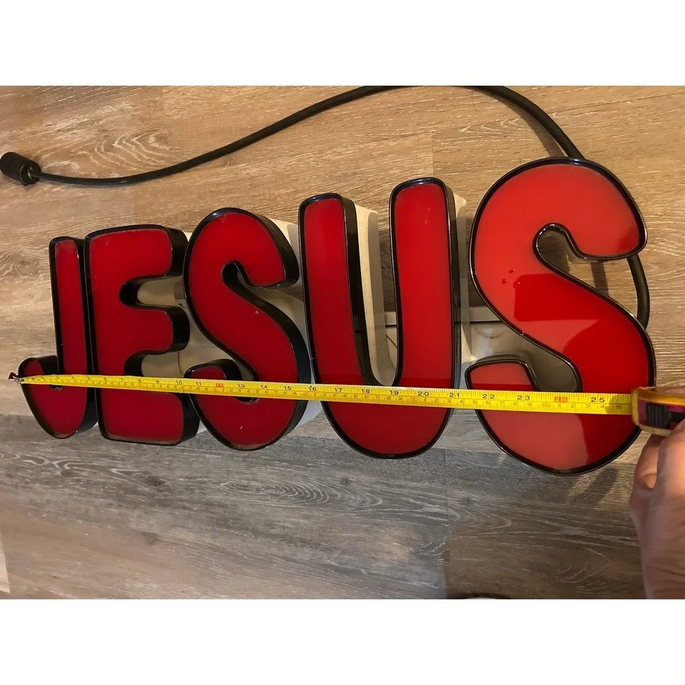 LED Neon Light Sign spelling out 
